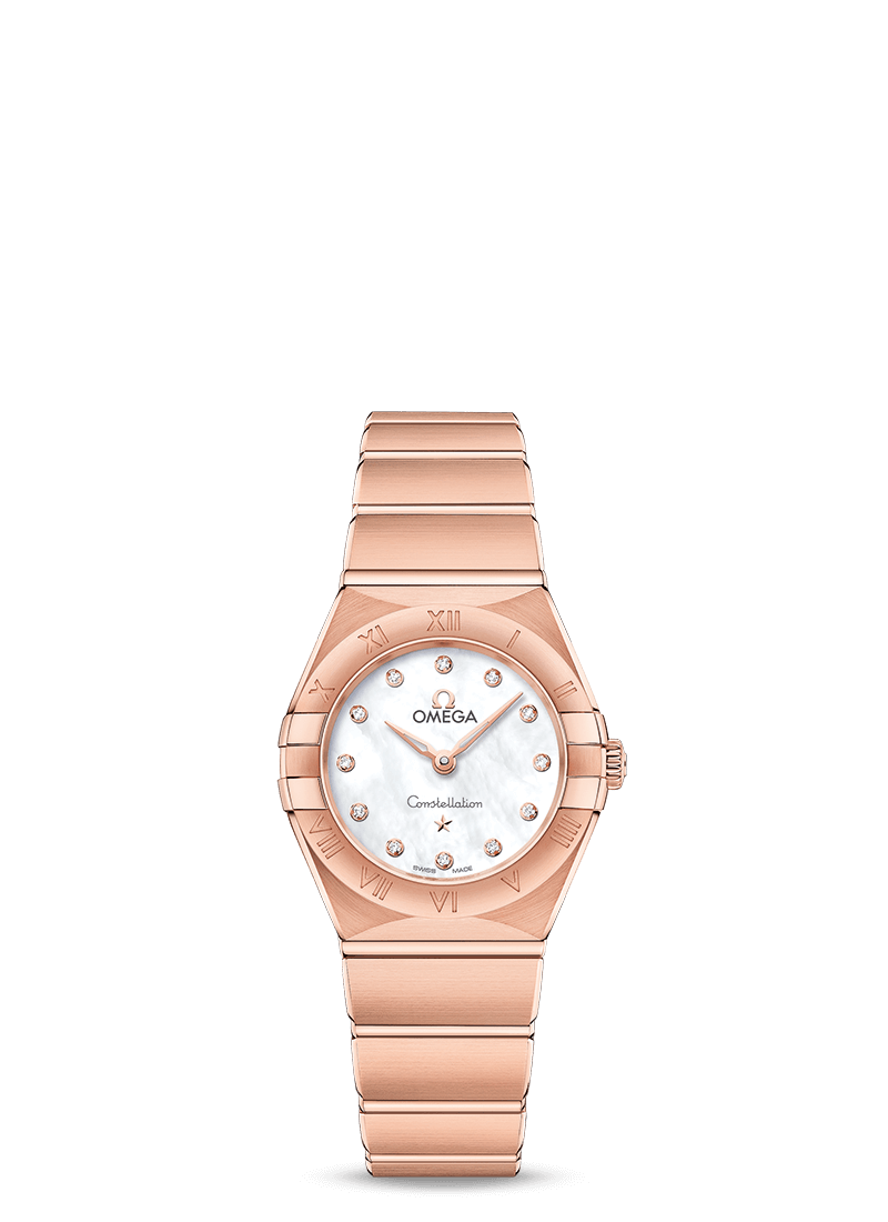 Omega Constellation Quartz 18K Sedna™ Gold & Diamonds Lady’s Watch