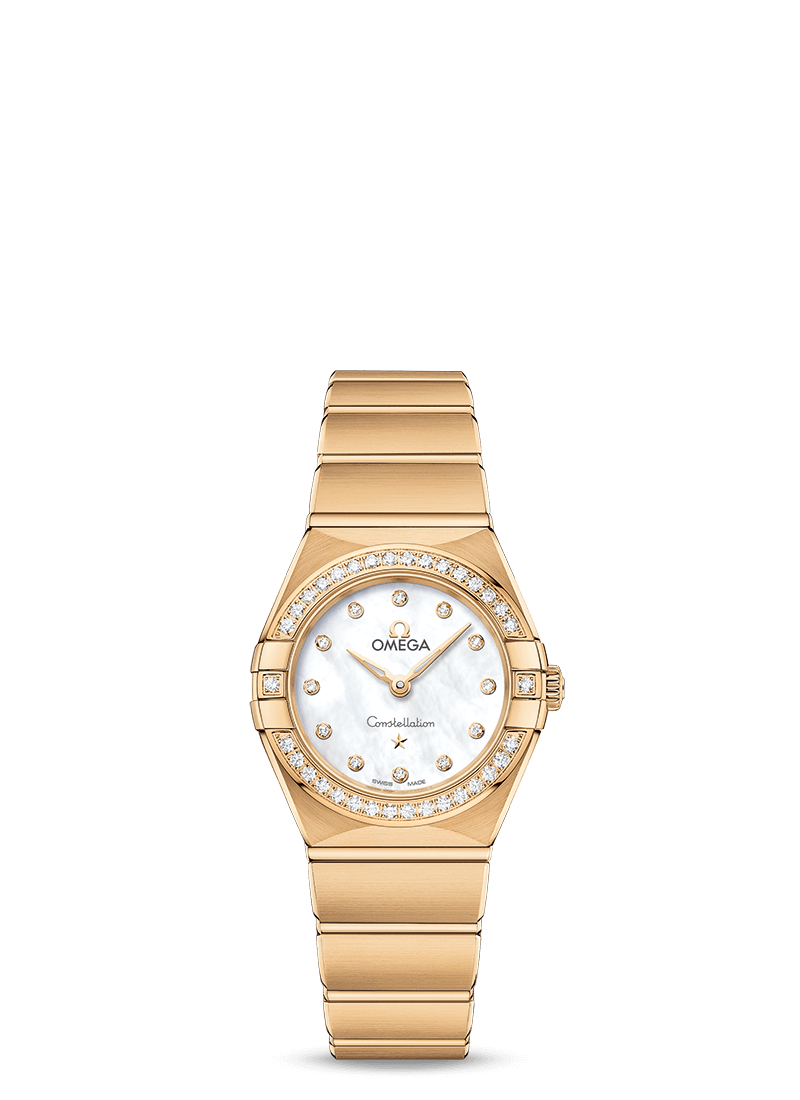Omega Constellation Quartz 18K Yellow Gold & Diamonds Lady’s Watch