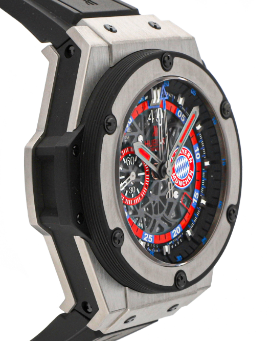 Hublot Big Bang King Power Bayern Munich Limited Edition Titanium Mens Watch