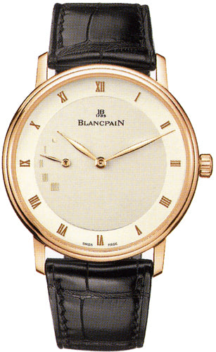 Blancpain Villeret Ultra-Slim Power Reserve 18K Rose Gold Men's Watch