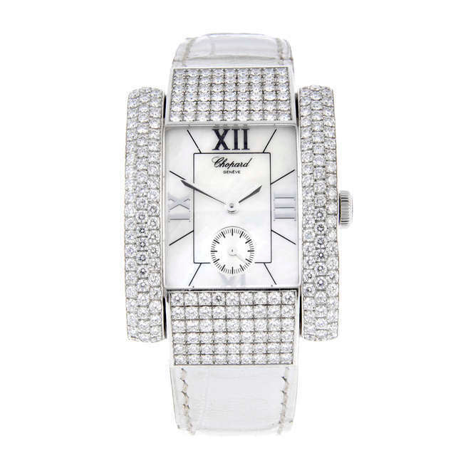 Chopard La Strada 18K White Gold Diamonds Ladies Watch