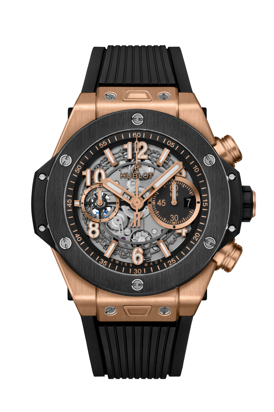 Hublot Big Bang Unico 18k King Gold & Black Ceramic Men's Watch