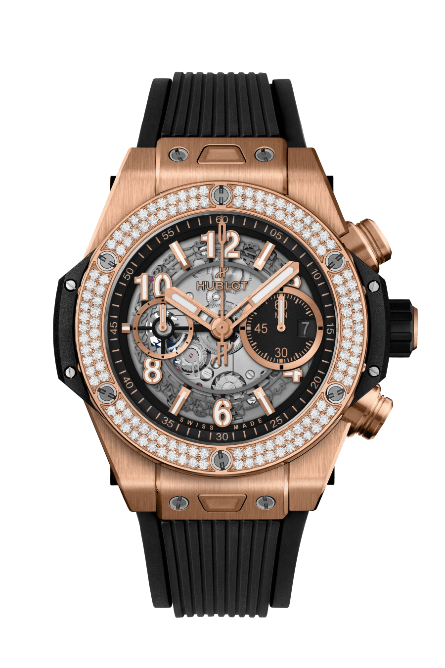 Hublot Big Bang Unico 18K King Gold & Diamonds Men's Watch