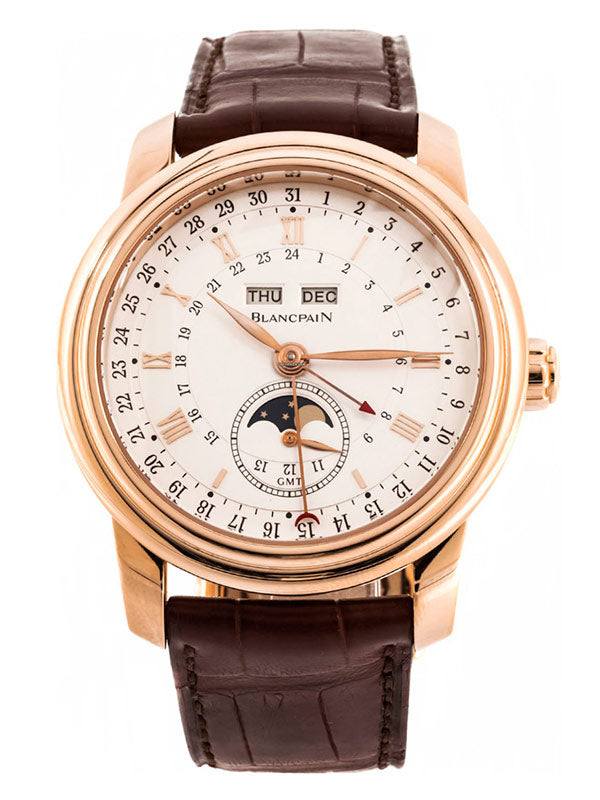 Blancpain Le Brassus GMT Complete Calendar 18K Rose Gold Unisex Watch