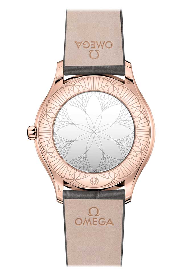 Omega De Vile Tresor 18K Sedna™ Gold & Diamonds Ladies Watch