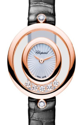 Chopard Happy Diamonds Icons Oval 18K Rose Gold & Diamonds Ladies Watch