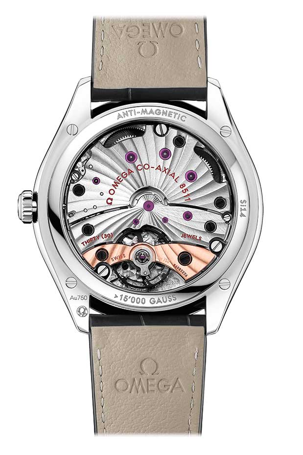Omega De Vile Tresor Master Co-Axial 18K White Gold Unisex Watch
