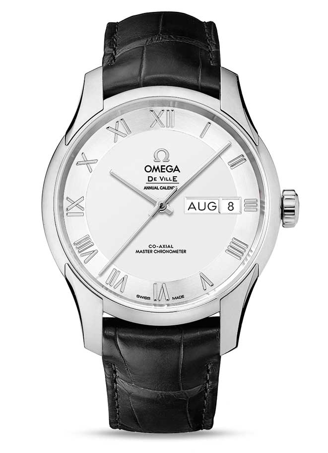 Omega De Vile Hour Vision Co-Axial Master Annual Calendar Stainless Steel Unisex Watch