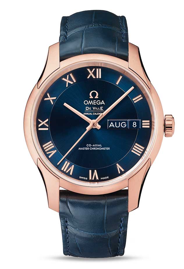 Omega De Vile Hour Vision Co-Axial Master Annual Calendar 18K Sedna™Gold Unisex Watch