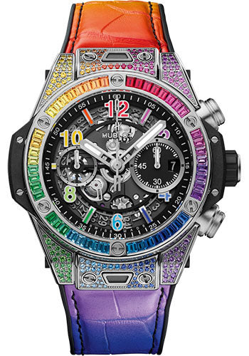 Hublot Big Bang Unico Titanium Rainbow Watch