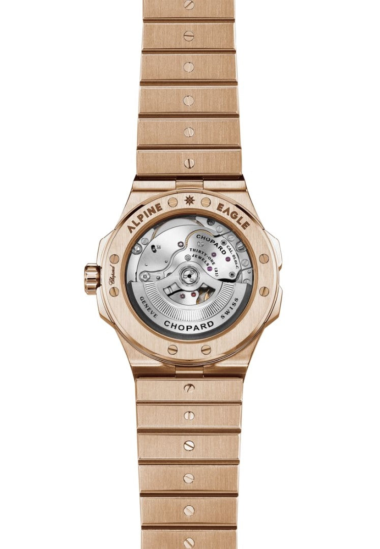 Chopard Alpine Eagle Large 18K Rose Gold & Diamonds Man's Watch
