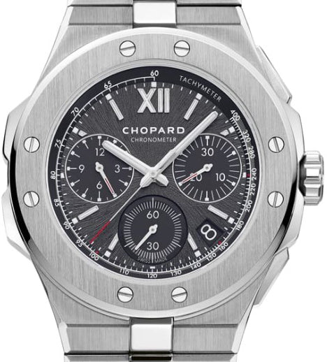 Chopard Alpine Eagle Large XL Chrono Lucent Steel Man's Watch