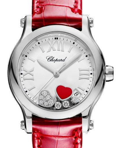 Chopard Happy Sport Stainlees steel & Diamonds Ladies Watch