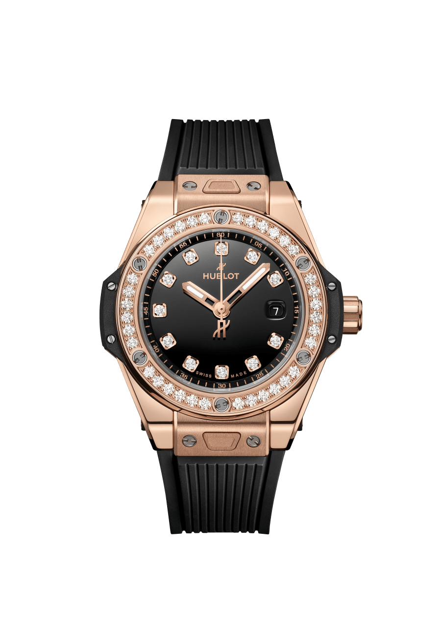 Hublot Big Bang 33mm One Click 18K King Gold & Diamonds Watch
