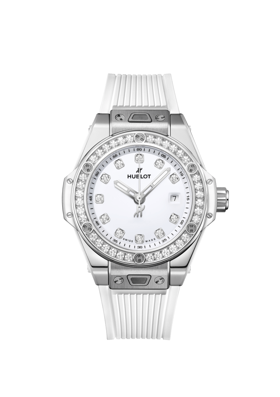 Hublot Big Bang 33mm One Click Stainless Steel & Diamonds Watch