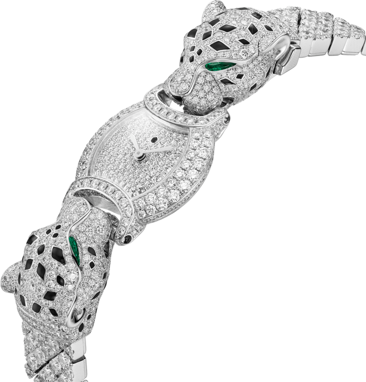 Cartier Panthère 18K White Gold & Diamonds Ladies Watch