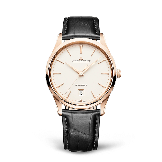 Jaeger Lecoultre Master Ultra Thin Date 18K Rose Gold Man s Watch