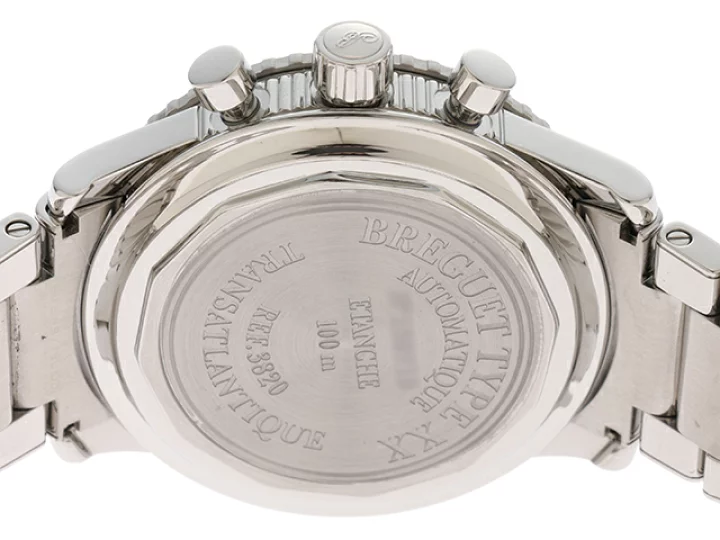 Breguet Type XX/Type XXI Transatlantique Chronograph Stainless Steel & Diamonds Ladies Watch