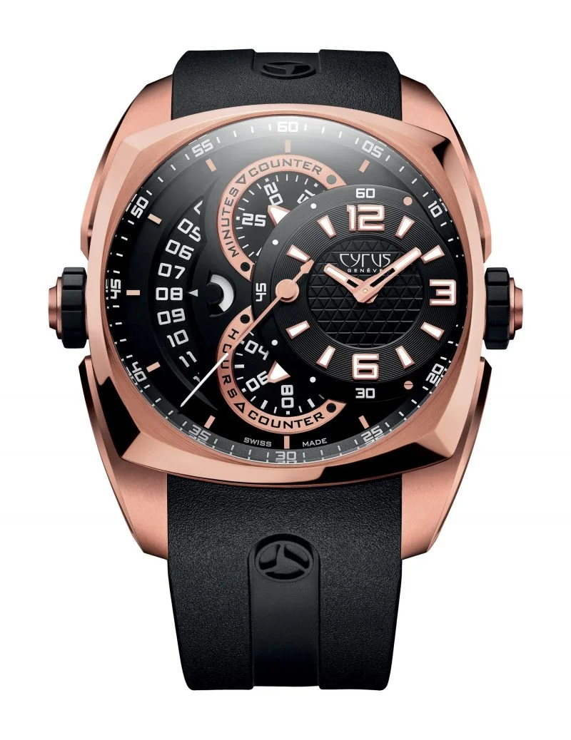 Cyrus Klepcys Chronograph 18K Rose Gold Men s Watch Worldofluxuryus