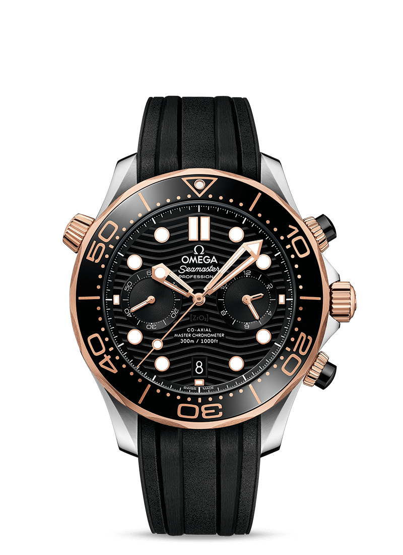 Omega Seamaster Diver Co Axial Chronometer Chronograph Stainless