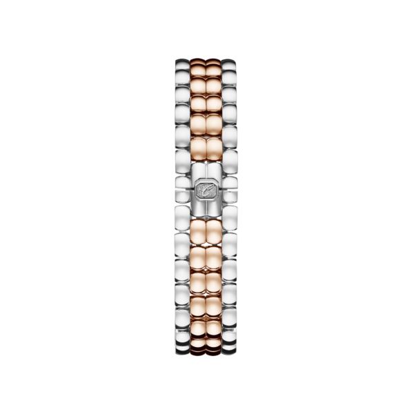Chopard Happy Sport Oval Stainless Steel and 18K Rose Gold& Diamonds Ladies Watch