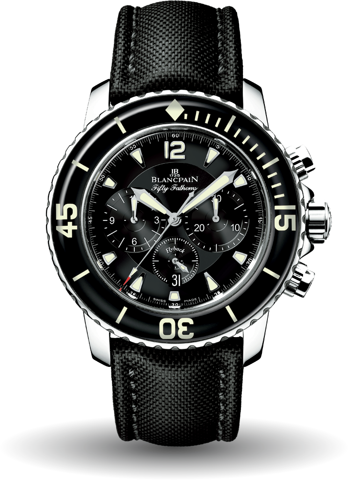 Blancpain Fifty Fathoms Chronograph Stainless Steel Men's Watch