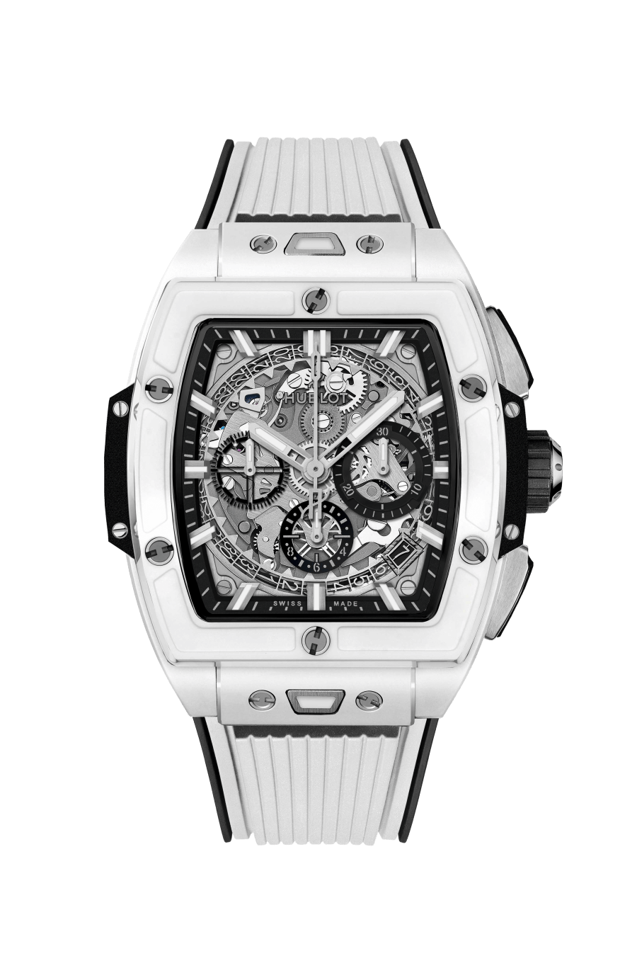 Hublot Spirit of Big Bang Chronograph White Ceramic Man's Watch