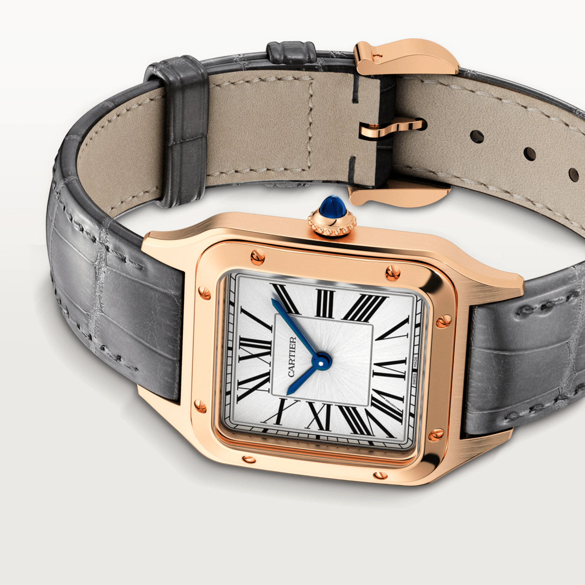 Cartier Santos 18K Rose Gold Unisex  Watch