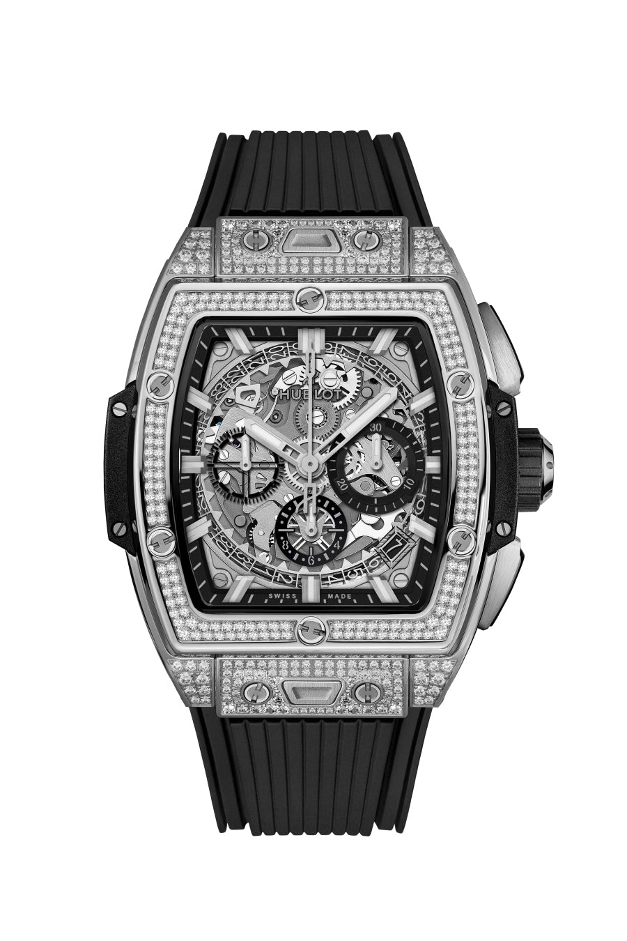 Hublot Spirit of Big Bang Chronograph Titanium & Diamonds Man's Watch
