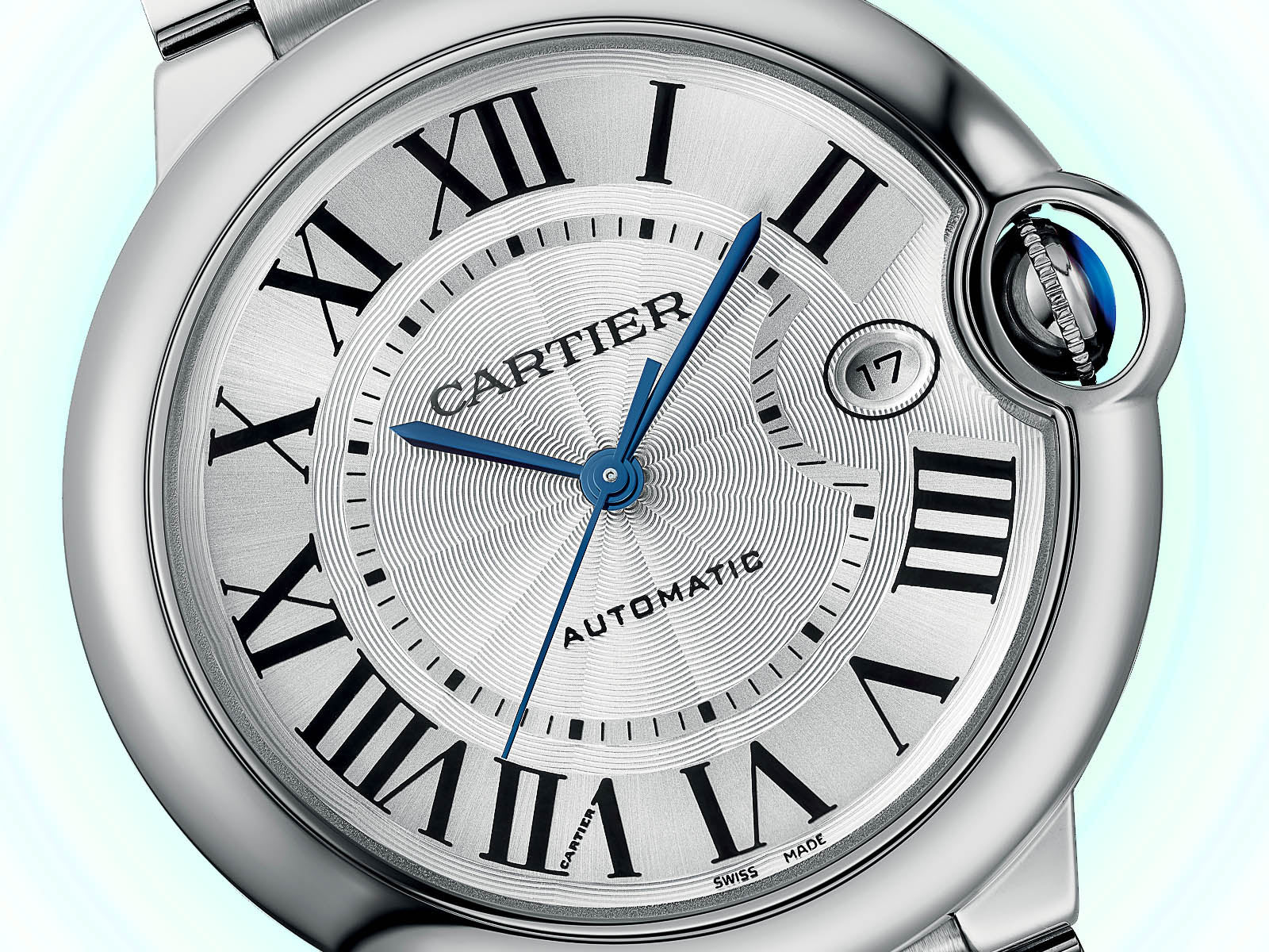 Cartier Ballon Bleu Stainless Steel Men's Watch