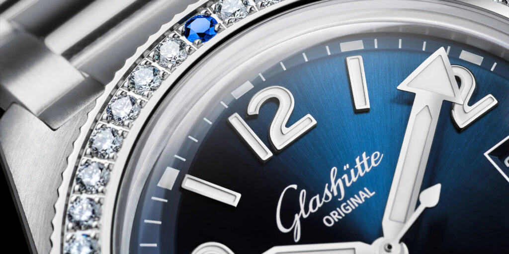 Glashutte Original Spezialist SeaQ Stainless steel & Diamonds Men's Watch