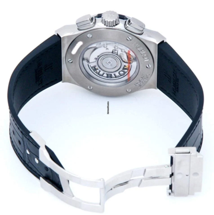 Hublot Classic Fusion Aero Cronograph Titanium Diamonds Men`s Watch