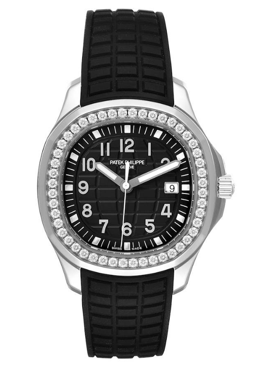 Patek Philippe Aquanaut Stainless Steel Diamonds Ladies Watch Preowned 5267 200A 001