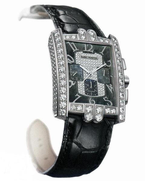 Harry Winston Avenue Classic 18K White Gold & Diamonds Ladies Watch