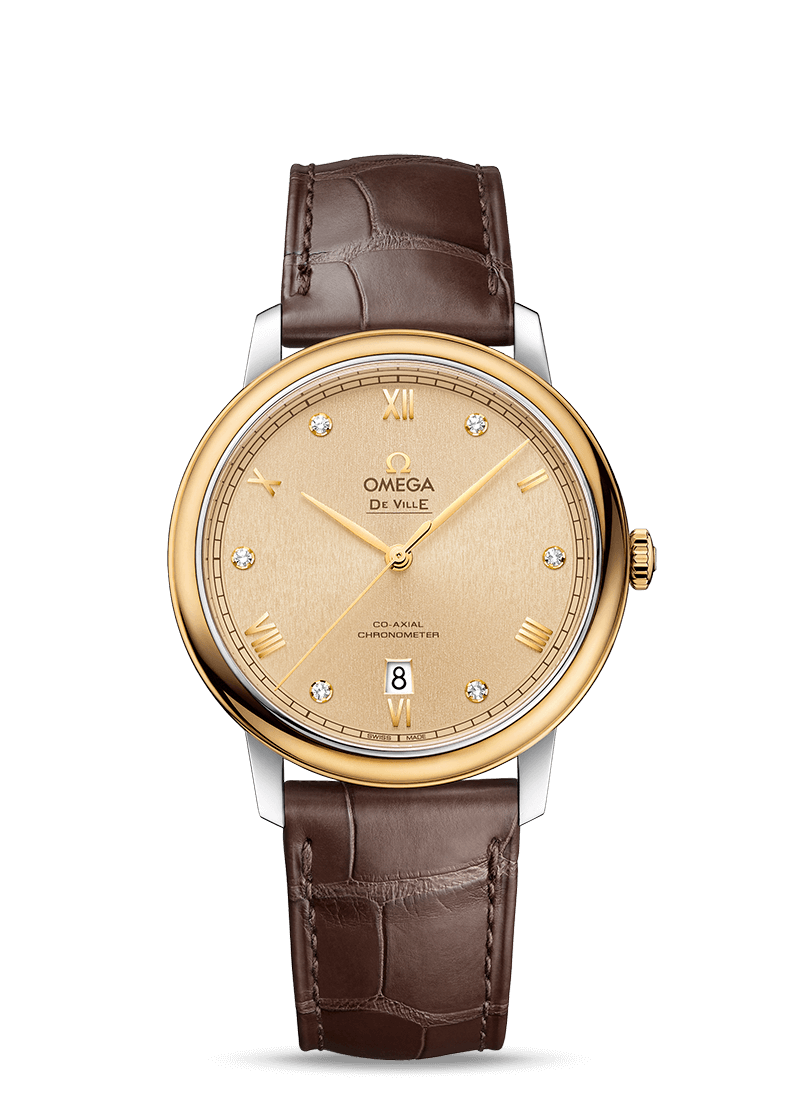 Omega De Ville Prestige Co‑Axial Master Chronometer Stainless steel & 18K Yellow Gold Man's Watch