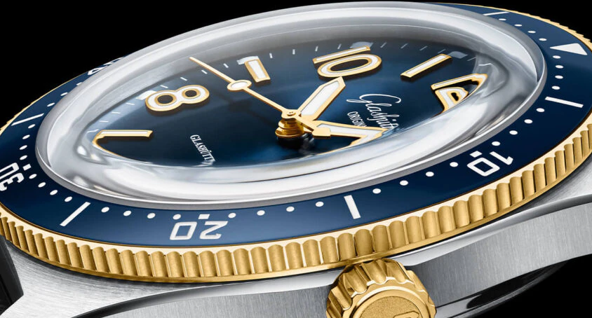 Glashutte Original Spezialist SeaQ Stainless steel & Yellow gold Men's Watch