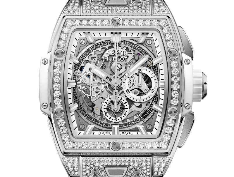 Hublot Spirit of Big Bang Chronograph Titanium & Diamonds Man's Watch