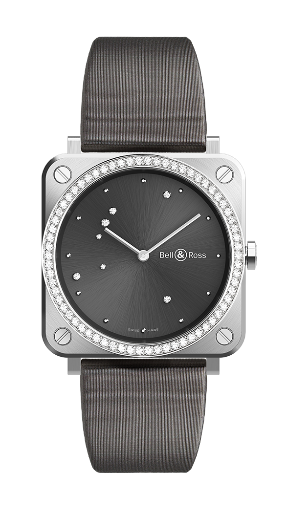 Bell & Ross Instruments BR S Grey Diamond Eagle & Diamonds Ladies Watch
