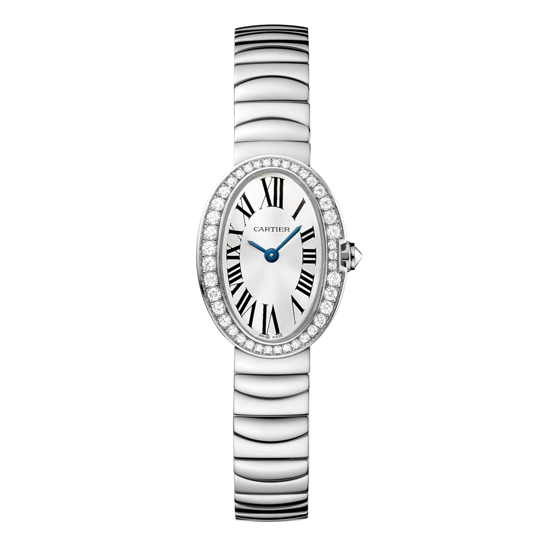 Cartier Baignoire 18K White Gold & Diamond Lady’s Watch