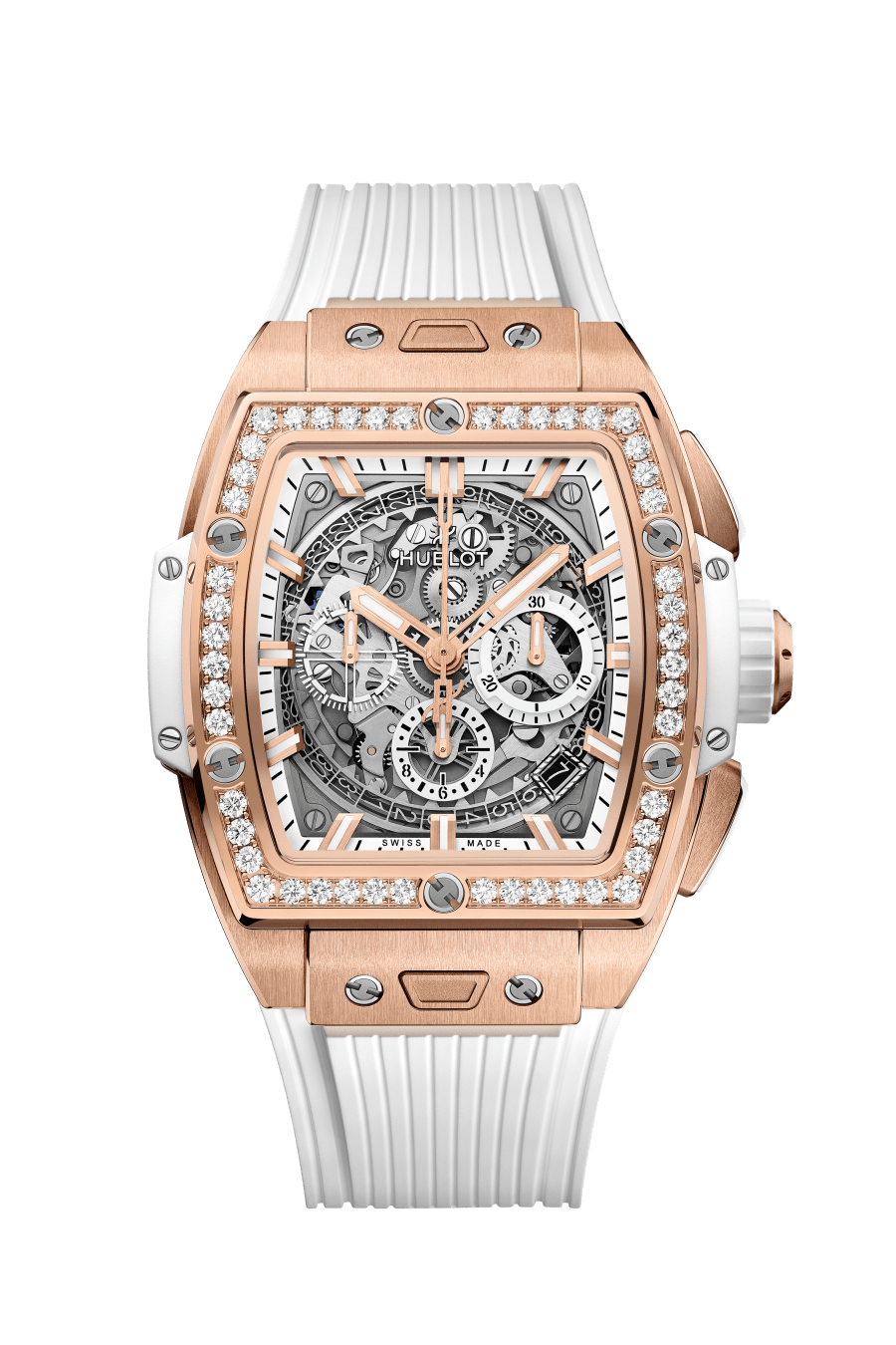 Hublot Spirit of Big Bang Chronograph 18K King Gold & Diamonds Man's Watch