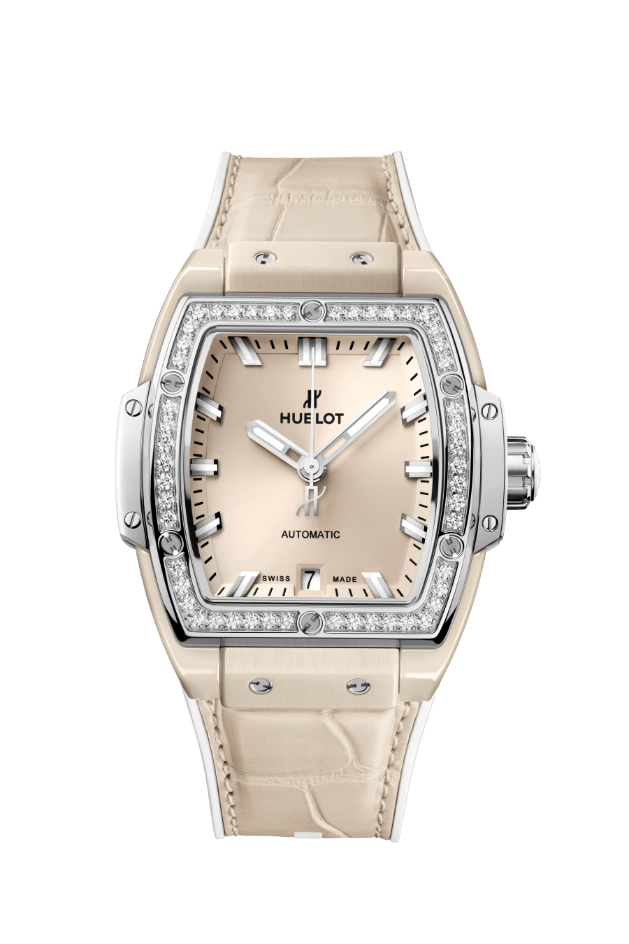 Hublot Spirit of Big Bang Beige Ceramic Titanium Diamonds