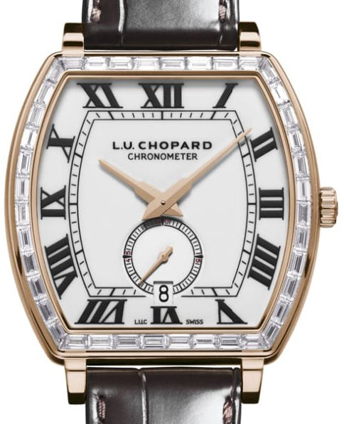 Chopard L.U.C Heritage Grand Cru 18-K Rose Gold & Diamonds Men`s Watch