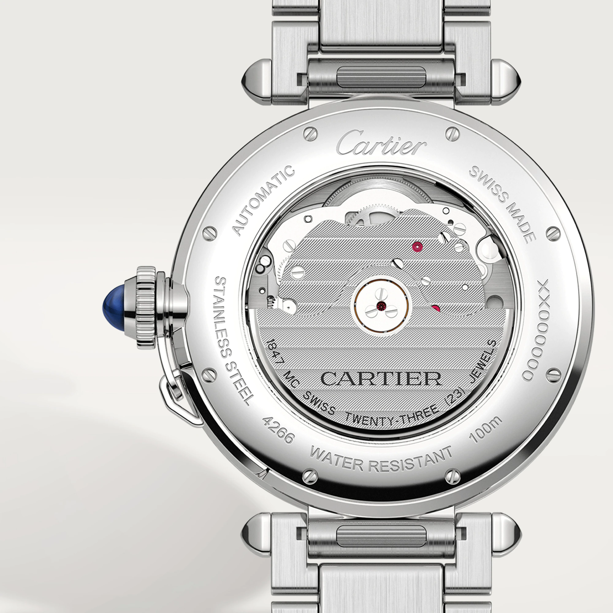 Cartier Pasha 41 mm Stainless steel Men's Watch