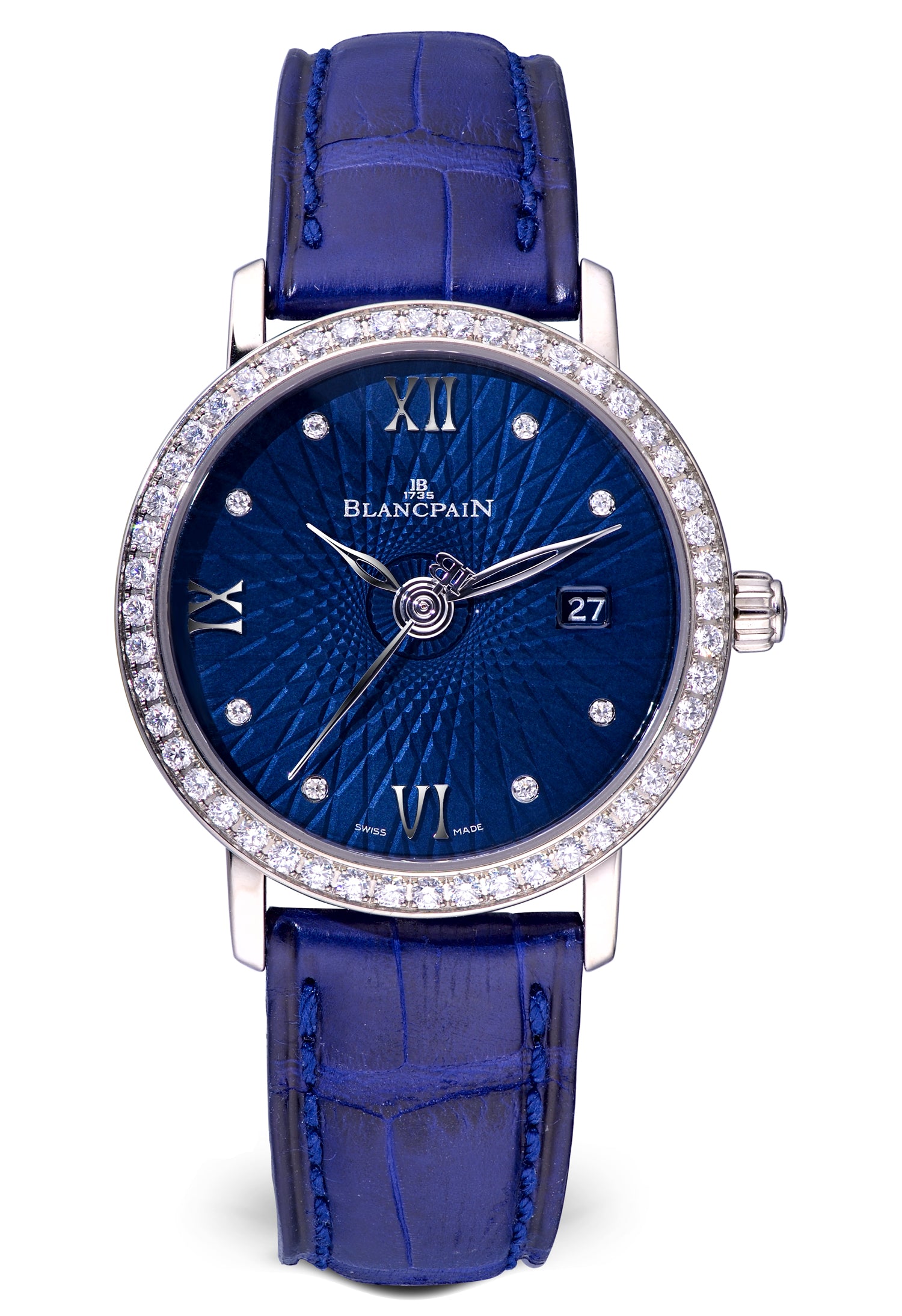 Blancpain Ultraplate Date White Gold Ladies Watch