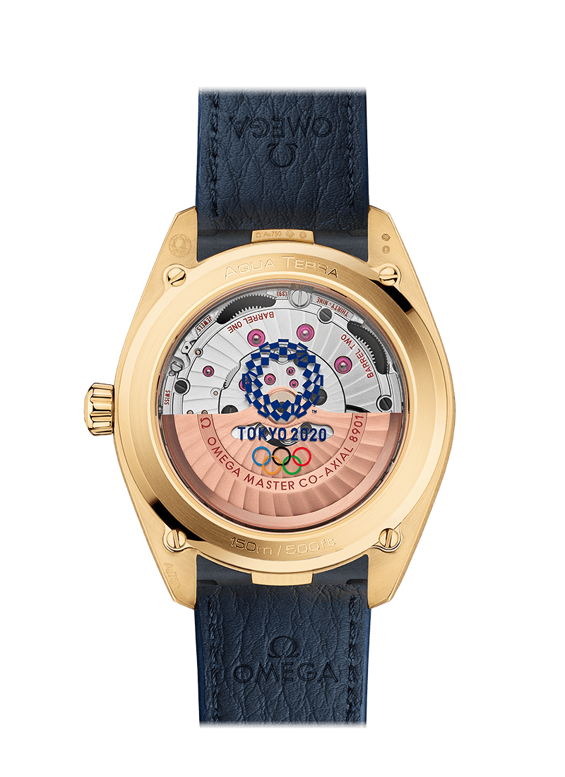 Omega Seamaster Aqua Terra Co-Axial Master Chronometer 18K Yellow gold Men's Watch