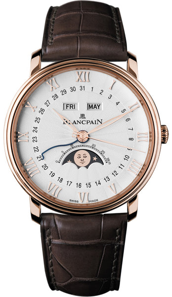 Blancpain Villeret Moonphase Complete Calendar 18kt Rose Gold