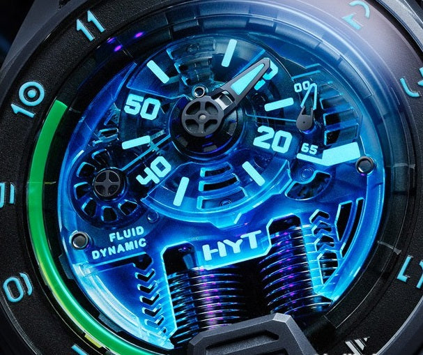 HYT H4 Neo Titanium Men's Watch