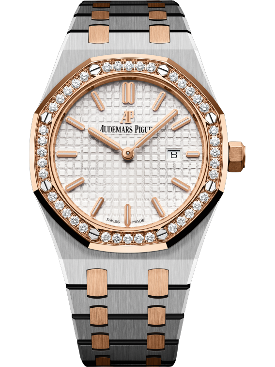 Audemars Piguet Royal Oak Stainless Steel, 18K Pink Gold