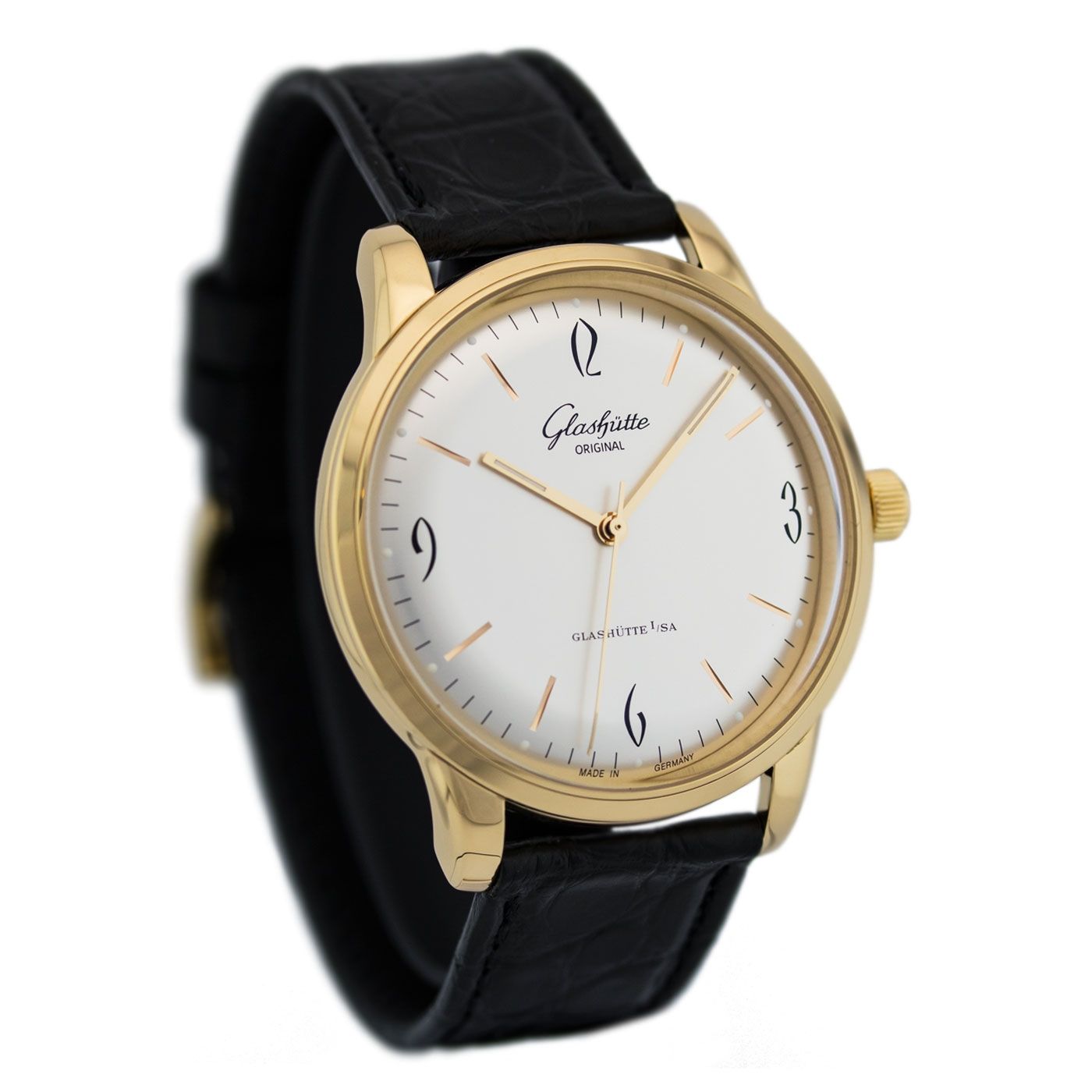 Glashutte Original Vintage Sixties 18K Rose Gold Men's Watch