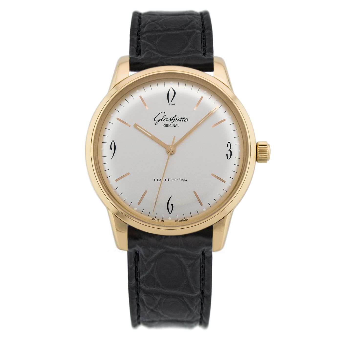 Glashutte Original Vintage Sixties 18K Rose Gold Men's Watch